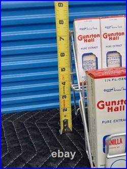 Gunstan Hall Extract Vintage Counter Store Display 1940'S with 18 Bottle's