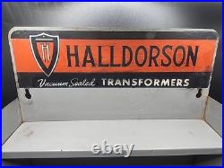 HALLDORSON TRANSFORMERS Vintage Metal Display Shelf