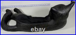 HARMONY KINGDOM Black Cat Large Heavy Display Rack Vintage VERY RARE 24 Read