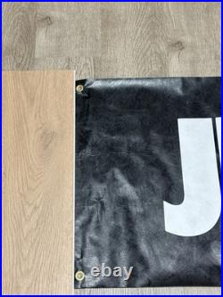 HUGE Vintage Nike Just Do It Store Display Banner 103X22 Fabric/paper