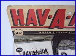 Hav-A-Hank Executive Handkerchief Country Store Display Vintage c1950's w 18pk