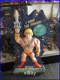 He-man Masters Of The Universe 1983 Store Display Vintage Rare