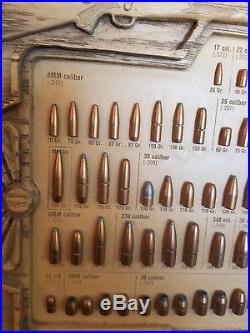 Hornady Vintage Bullet Cartridge Store display board, great condition
