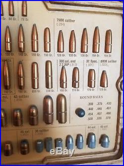 Hornady Vintage Bullet Cartridge Store display board, great condition