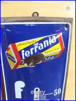 Insegna Termometro Ferrania old sign vintage originale