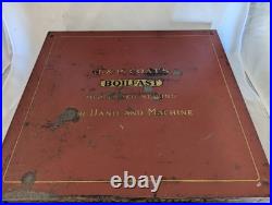JP Coats Boilfast Thread Display Box Vintage Sewing Thread Nice Vintage Size