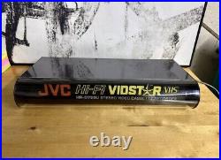 JVC HI-FI VIDSTAR VHS STORE DISPLAY LIGHTED SIGN HRD725U STEREO VCR Vintage Work