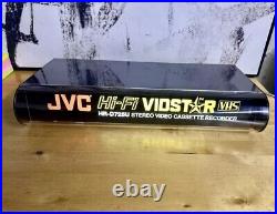 JVC HI-FI VIDSTAR VHS STORE DISPLAY LIGHTED SIGN HRD725U STEREO VCR Vintage Work