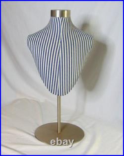 Jewelry Display Stand Adjustable Department Store Vintage Steel And Cloth Apogee