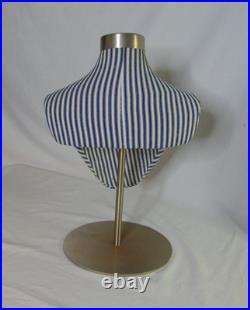 Jewelry Display Stand Adjustable Department Store Vintage Steel And Cloth Apogee