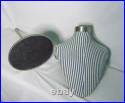 Jewelry Display Stand Adjustable Department Store Vintage Steel And Cloth Apogee