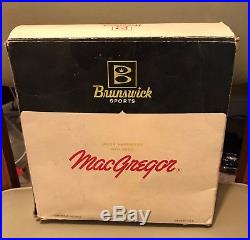 John Edwards Macgregor Vintage Baseball Catcher's Mitt And Store Display Box
