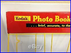 Kodak Photo Booklets Organizer Store Display Rack Vintage Original Kodak Rack