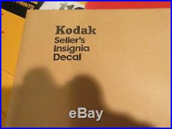 Kodak, Promotion Advertising Kit, New In Box, Boxes, Signs, Decals, Vintage