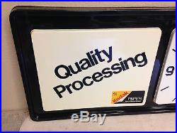 Kodak Store Display Clock Vintage Advert. Quality Processing Products By Kodak