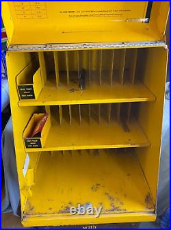 LARGE Vintage ANCO Windshield Wiper Blades And Arms Metal Store Display Cabinet