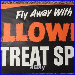 LARGE Vintage Lithograph Halloween Store Advertising Display Poster Paper Sign