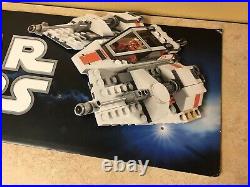 LEGO Vintage Star Wars LARGE 90'S DISPLAY SIGN ADVERTISEMENT 4 FEET Foam Core