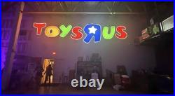 LIFE SIZE Original TOYS R US Store Lit Sign Vintage Advertising Retail Display