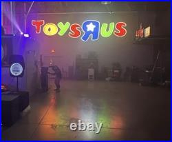 LIFE SIZE Original TOYS R US Store Lit Sign Vintage Advertising Retail Display
