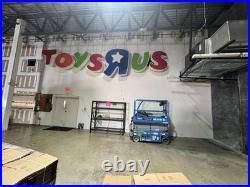 LIFE SIZE Original TOYS R US Store Lit Sign Vintage Advertising Retail Display