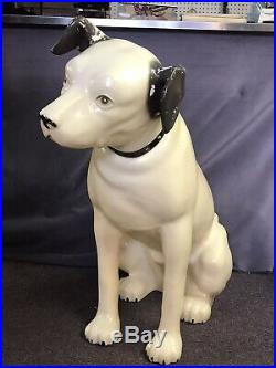 Large 36 Vintage Nipper Rca Victor Dog Rare Store Display Advertising Statue