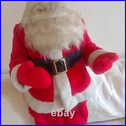 Large 44 Tall Vintage Advertising Christmas Store Window Display Santa Claus