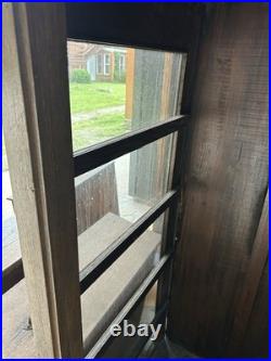 Large Antique General Store Mercantile Display Cabinet Sliding Glass Doors