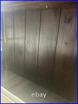 Large Antique General Store Mercantile Display Cabinet Sliding Glass Doors