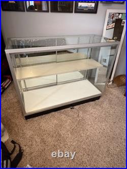 Large Display Case with Sliding Doors Glass Door 38x48x20 Store Quality LED