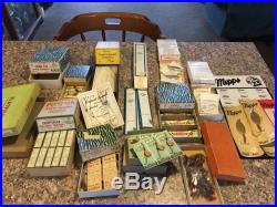Large Old Vintage Fishing Lures Tackle Dealer Boxes 13 Store Displays Pflueger