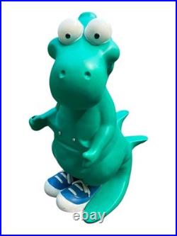 Large Vintage 1970s Stride Rite Shoes Store Display Dinosaur 29 Tall Early