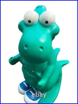 Large Vintage 1970s Stride Rite Shoes Store Display Dinosaur 29 Tall Early