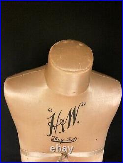 Large Vintage Store Display for H and W Girdles, Circa 1930, Art Deco