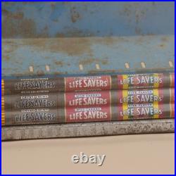 Life Savers Vintage Metal Store Display Rack 7 flavors two-tier Rare