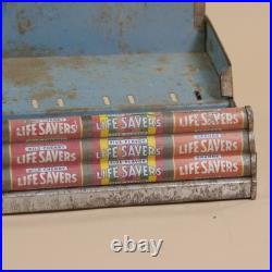 Life Savers Vintage Metal Store Display Rack 7 flavors two-tier Rare