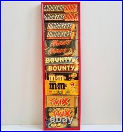 M&M's Snickers Vintage Food Candy Store Display stand Advertising Dummy Mars