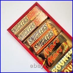 M&M's Snickers Vintage Food Candy Store Display stand Advertising Dummy Mars M&M's Snickers Vintage Food Candy Store Display stand Advertising Dummy Mars
