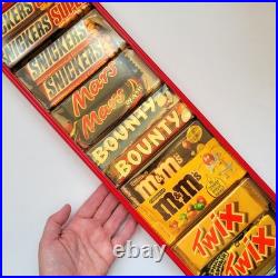 M&M's Snickers Vintage Food Candy Store Display stand Advertising Dummy Mars