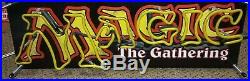 MAGIC The Gathering VINTAGE NEON LIGHT Retail Store DISPLAY SIGN Promotional MTG