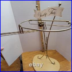 MCM Vintage 60s Vanity Fair Department Store Display Stand with Hangers Lingerie +