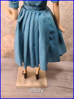 Mannequin 1950s Dress 19 Doll Counter Store Display Advertising Vintage Plaster