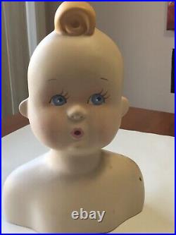 Mannequin Bust Vintage 1959's Baby/Child Composition Store Display Cutie