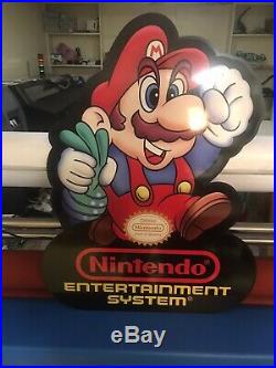 Mario Nintendo Store Display Aluminum 31 Sign NEW only 3 Available Vintage Look