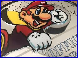 Mario Official Dealer Lamp Nintendo NES Store Display Sign Vintage Super Rare