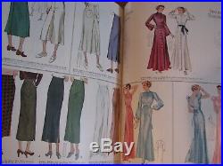 Mccall Catalog book patterns vintage 1930s 1936 winter store display womens