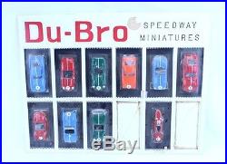 Nice Vintage 1/32 Scale Du-bro Slot Car Body Store Display Board Unused Bodies