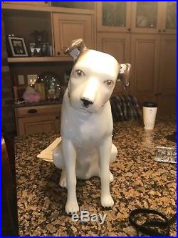 NIPPER DOG Vintage Large 18 RCA Victor Record Store Display General Electric