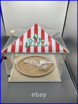 NOS Vintage 1980's Schmid A Big Top Christmas Store Display With Lock RARE