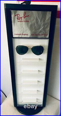 New Vintage Ray Ban Display Case Counter Unit 1994 production date 12 Piece Lock